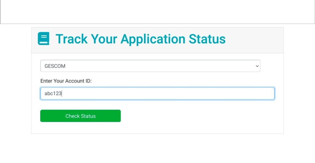 Gruha Jyothi Application status check